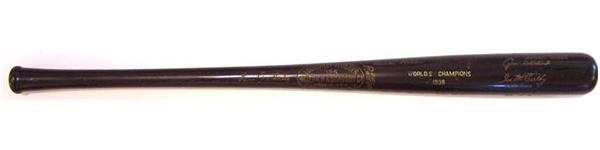 Memorabilia - 1939 New York Yankees World Series Black Bat