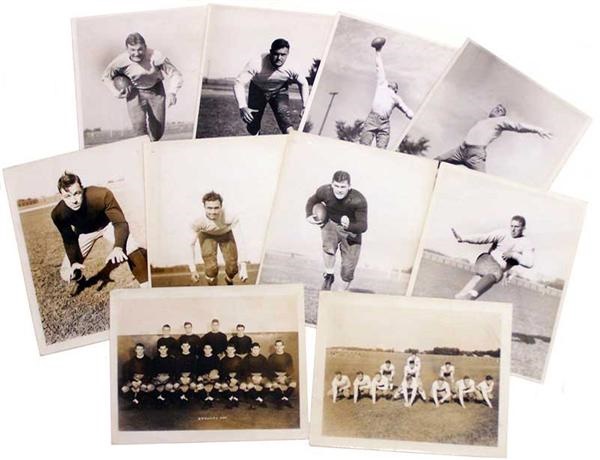 Autographs - 1930's Notre Dame Football 8 x 10'' Photographs (29)