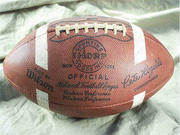 Autographs - 1968 Baltimore Colts Team Signed Football-Super Bowl III Team