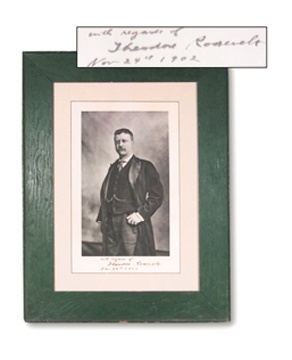 Historical - Oversized Teddy Roosevelt Photogravure Signed as President