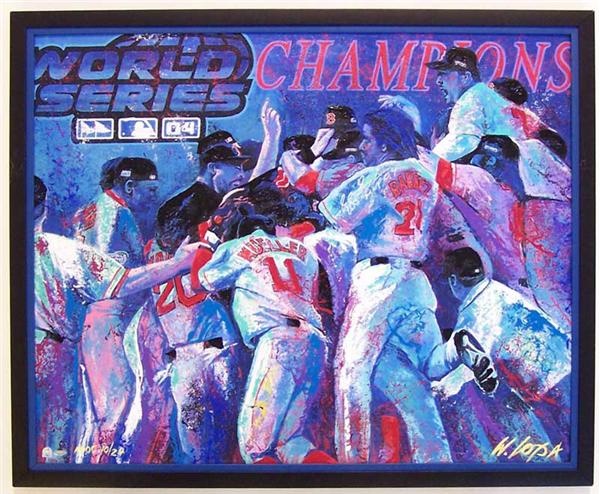 2004 World Series Red Sox Limited Edition Giclee Artwork