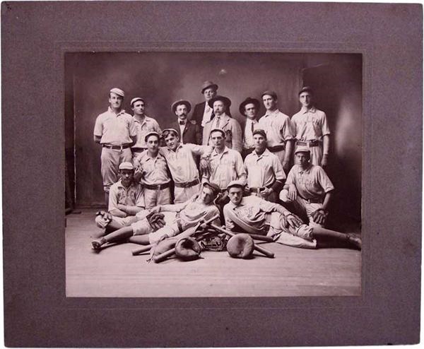 1910's Welch Baseball Team Imperial Cabinet Photo