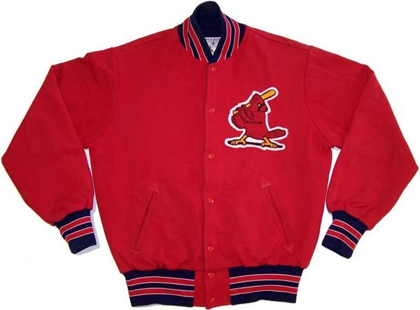 Memorabilia - 1960's St Louis Cardinals Game Used Warm Up Jacket