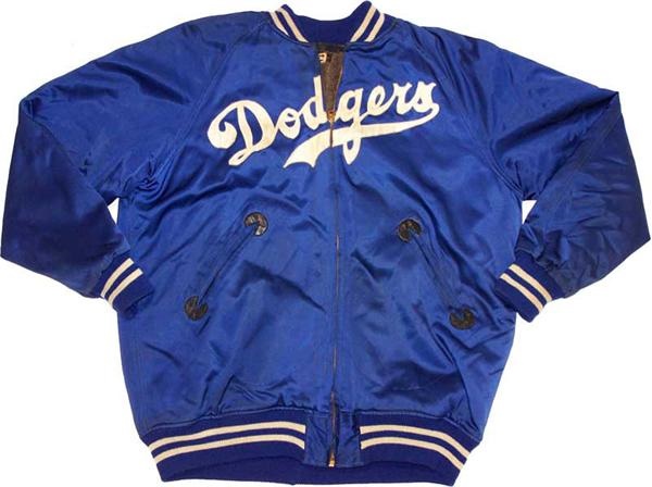 1950's Brooklyn Dodgers Game Used Warm Up Jacket.