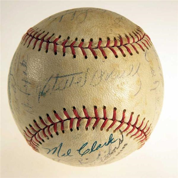 Autographs - 1953 Philadelphia Phillies Team Signed Baseball