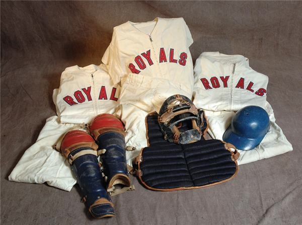 Baseball Equipment - Large Collection Of Vintage Game Worn Equipment