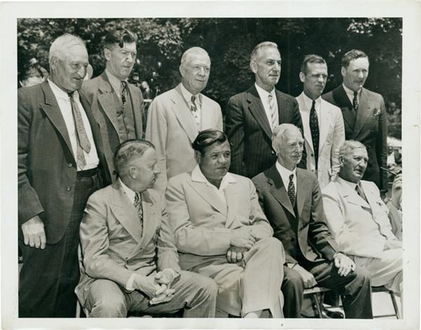 - 1939 Hall Of Fame Opening Wire Photo (8X10")