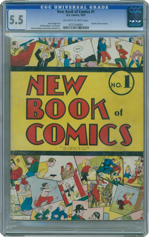 Rock And Pop Culture - Rare 1936 New Book of Comics #1