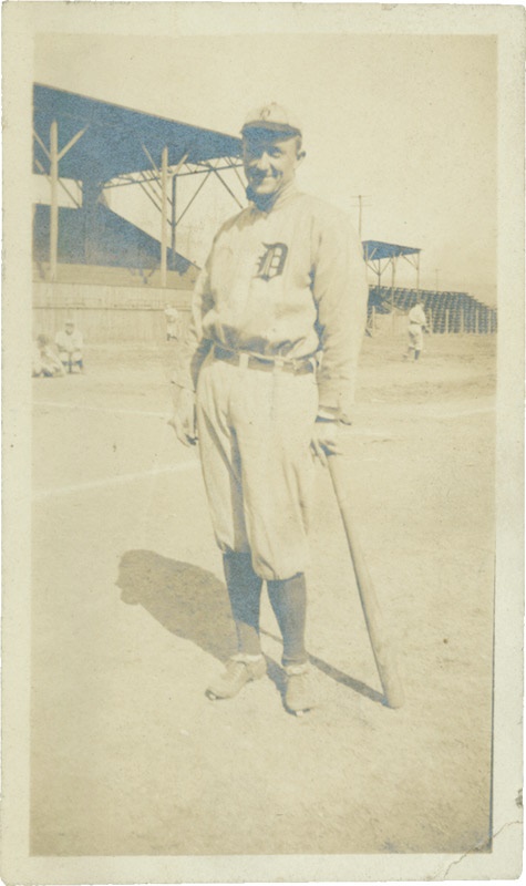 Vintage Sports Photographs - Ty Cobb 1912 Snapshot (2.5x4.25")