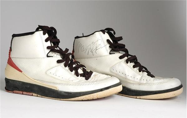 The Charlie Sheen Collection - Michael Jordan Signed Basketball Shoes