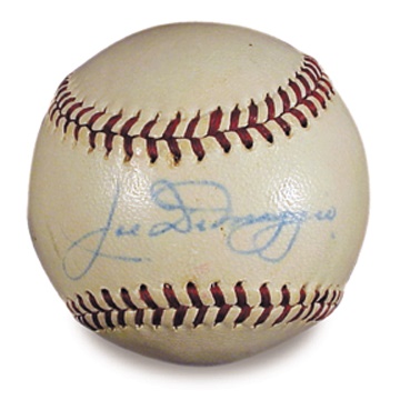 - Circa 1951 Joe DiMaggio Single Signed Baseball