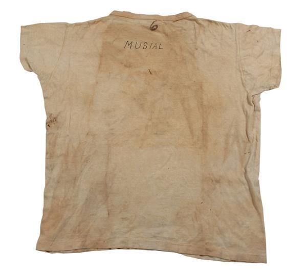 St. Louis Cardinals - Stan Musial Game Used Undershirt