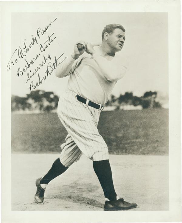 Babe Ruth - Babe Ruth Signed Photograph (8x10")