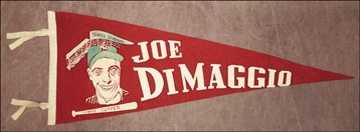 Joe DiMaggio - 1940's Joe DiMaggio Pennant (30")