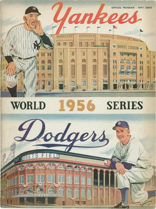 Don Larsen Perfect Game Program