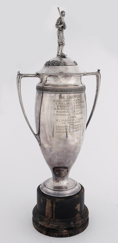 Ernie Davis - Stunning 1927 Baseball Trophy (31" tall)