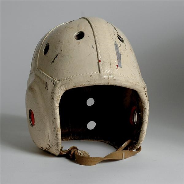 - 1946 Hank Norberg San Francisco 49ers Game Used Helmet (Worn While Scoring First TD in Franchise History)