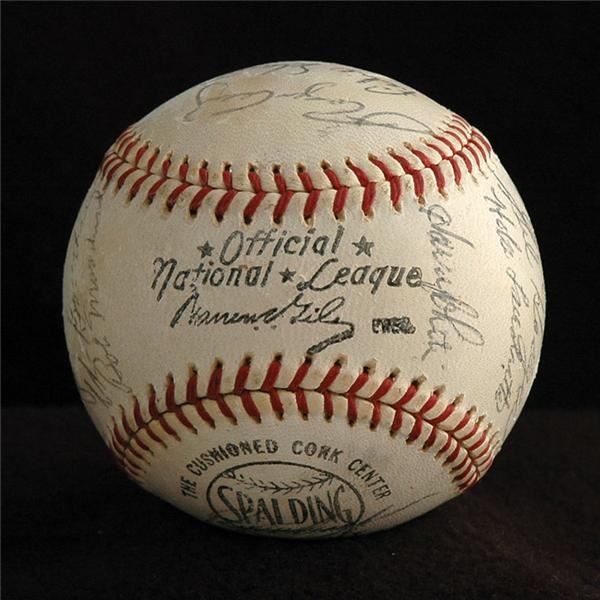 1962 New York Mets Team Signed Ball