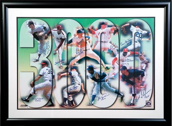 - 3000 Strikeout Signed Print