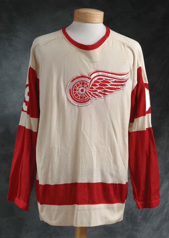 1960s Detroit Red Wings Game Worn Jersey Made For and Signed by Wayne ...