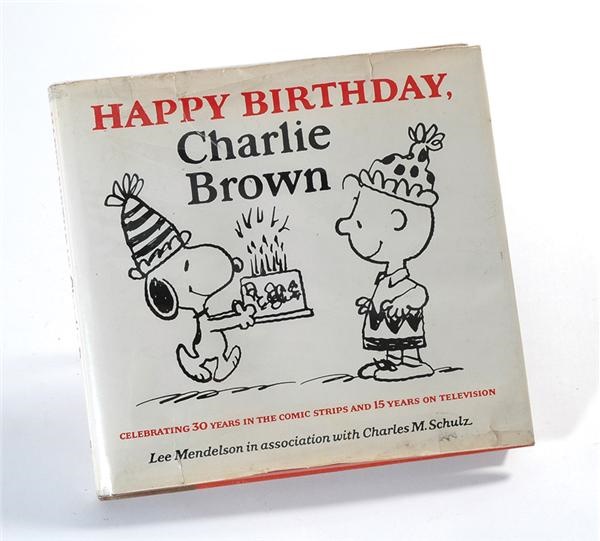 - "Happy Birthday, Charlie Brown" Book Autographed by Charles Schultz