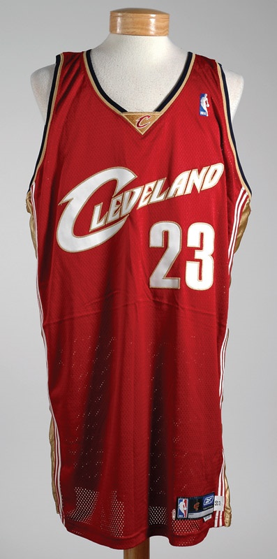 2003 / 04 Lebron James Cleveland Cavilers Game Used Jersey