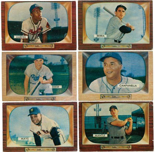 Baseball and Trading Cards - 1955 Bowman Near Set