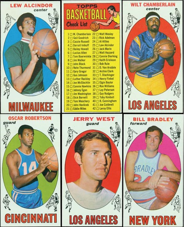 Sports and Non Sports Cards - 1969-70 Topps Basketball Complete Set