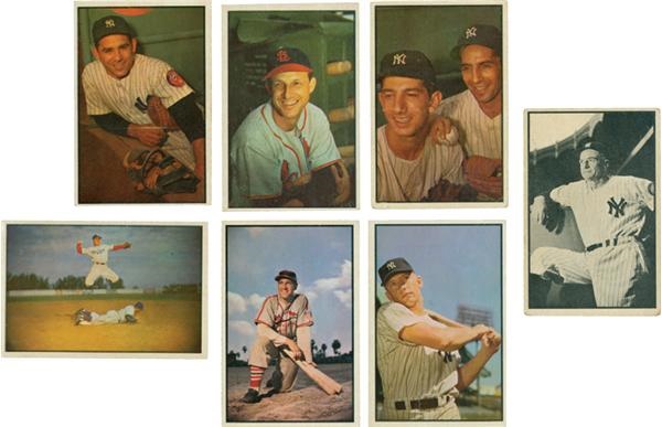 1953 Bowman Color and Black & White Near Complete Set (2)