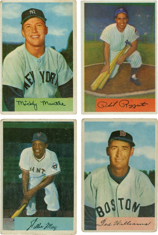 Baseball and Trading Cards - 1954 Bowman Complete Set Including # 66 Ted Williams