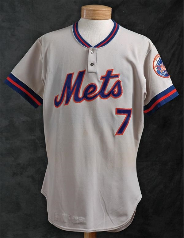Baseball Equipment - 1978 Ed Kranepool Road New York Mets Game Worn Jersey