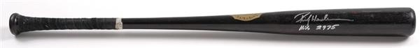 Baseball Equipment - 2001 Rickey Henderson Hit # 2975 Game Used Bat (34")