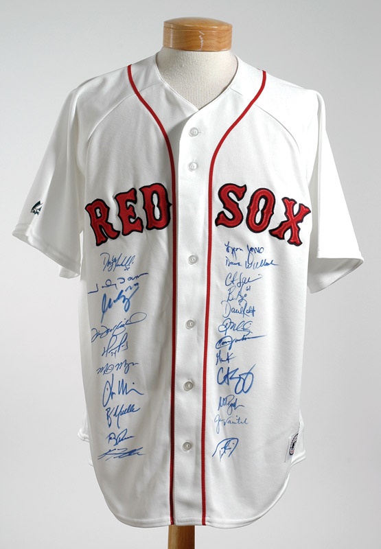 Boston Sports - 2004 Boston Red Sox Team Signed Jersey