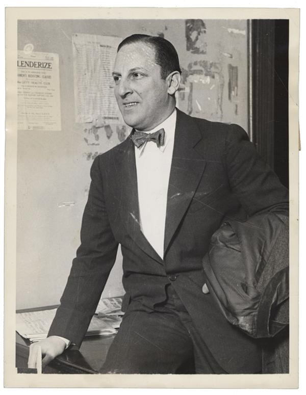 Old Baseball - Arnold Rothstein in 1928