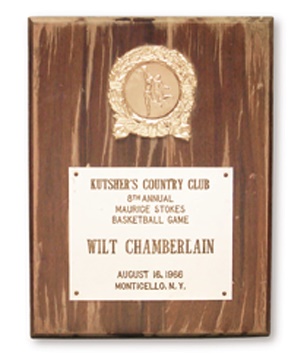 Wilt Chamberlain - 1966 Maurice Stokes Game Award