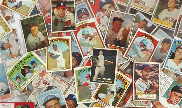 - Vintage Shoebox Baseball and Boxing Card Collection (750+) Including 1954 Bowman Near Set