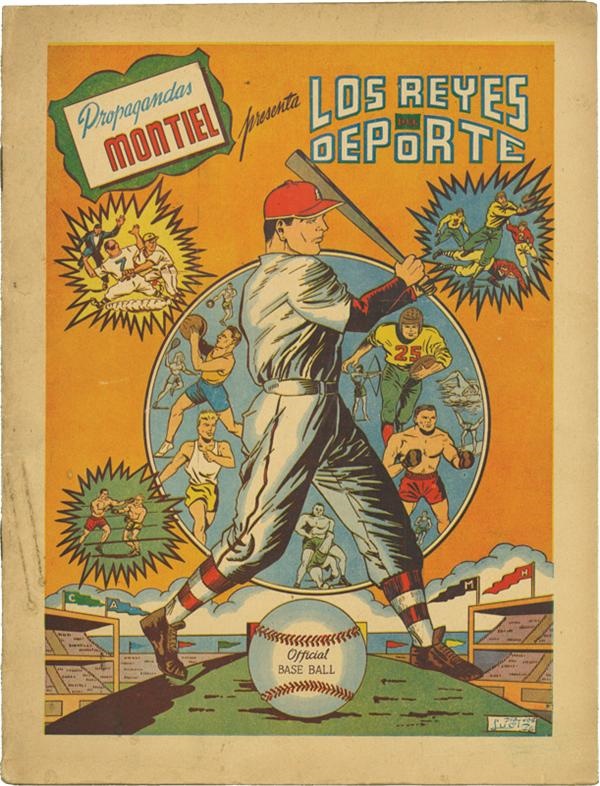 Baseball and Trading Cards - 1945 - 46 Cuban Issue Album " Los Reyes del Deporte " 186/188 Cards