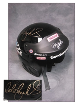 - 1999 Dale Earnhardt Signed Race Worn Helmet