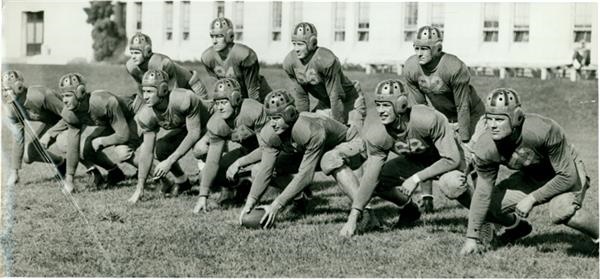 Football - 1938 University of California “Thunder Team” Panorama
