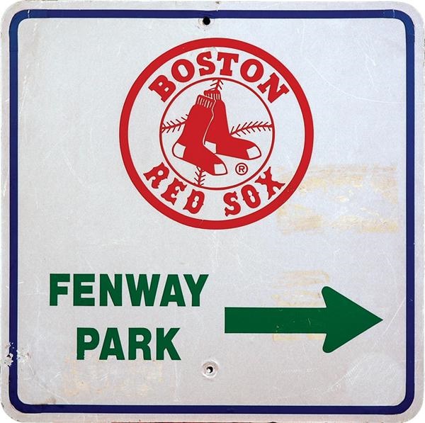Boston Sports - Fenway Park Street Sign