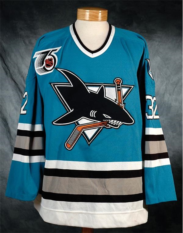 Hockey Equipment - 1991-1992 Arturs Irbe San Jose Sharks Game Worn Jersey