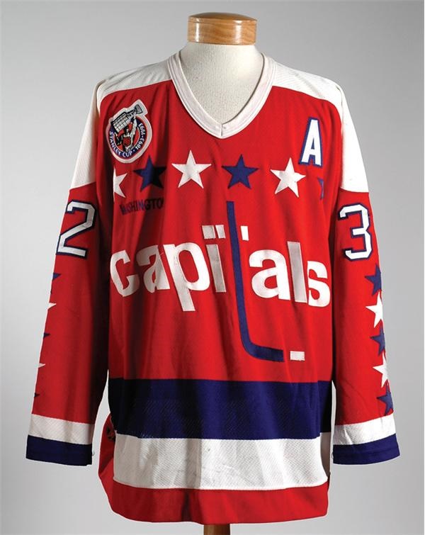 1992-1993 Dale Hunter Washington Capitals Game Worn Jersey