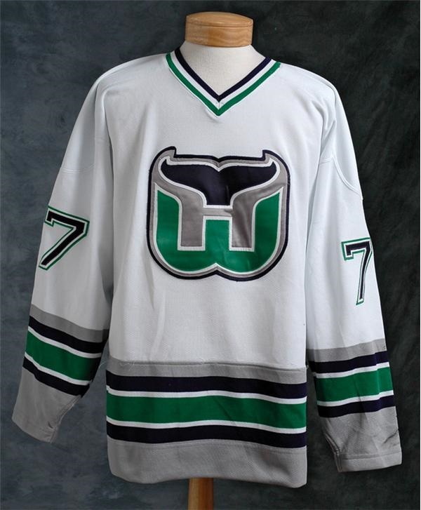 Hockey Equipment - 1996-1997 Paul Coffey Hartford Whalers  Game Worn Jersey
