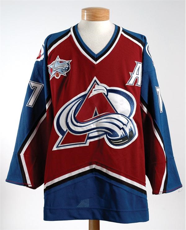 Hockey Equipment - 2000-2001 Ray Bourque Colorado Avalanche Game Worn Jersey