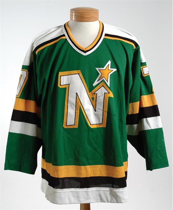 Hockey Equipment - 1989-1990 Neal Broten Minnesota North Stars Game Worn Jersey