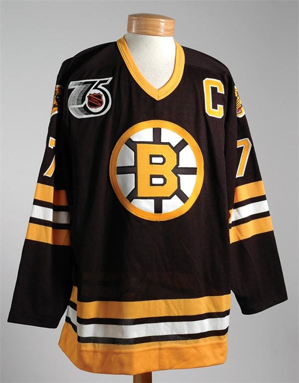 Hockey Equipment - 1991-1992 Ray Bourque Boston Bruins Team Issued Jersey