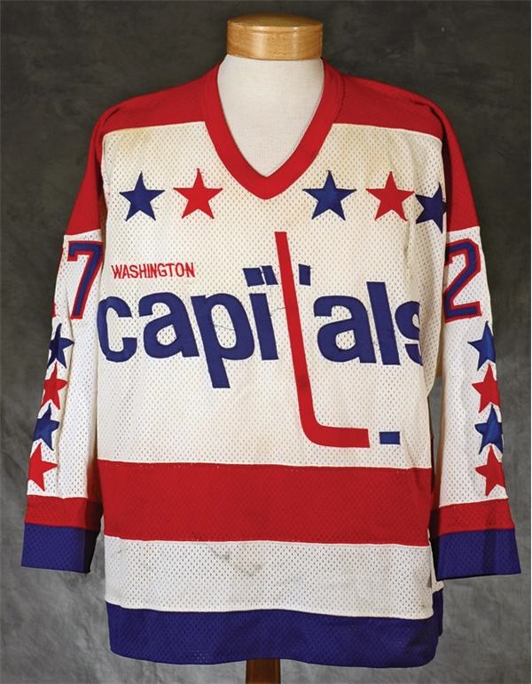 Hockey Equipment - 1984-1985 Dave Christian Washington Capitals Game Worn Jersey