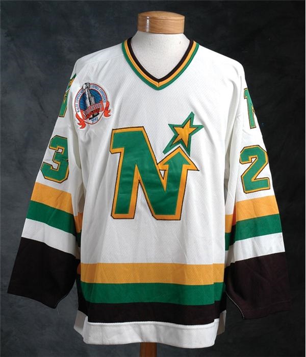 - 1991 Brian Bellows Minnesota North Stars Stanley Cup Finals Game Worn Jersey