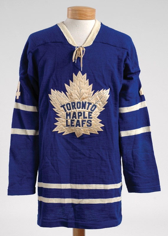Hockey Equipment - 1961-1962 Red Kelly Toronto Maple Leafs Game Worn Sweater