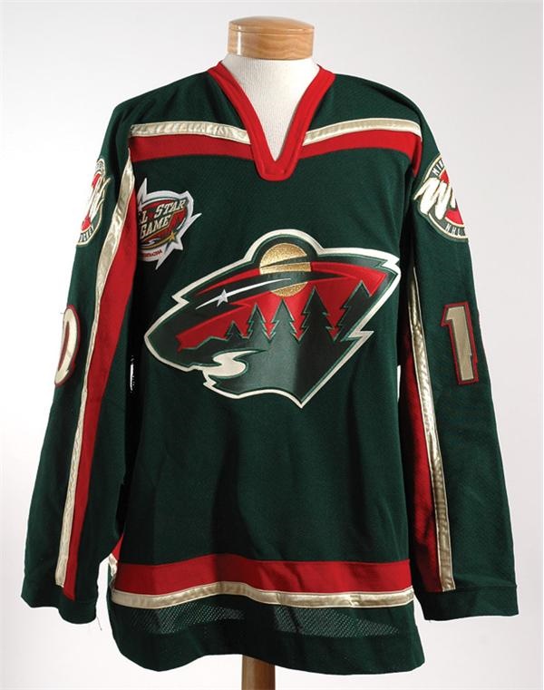 Minnesota wild hot sale game worn jersey